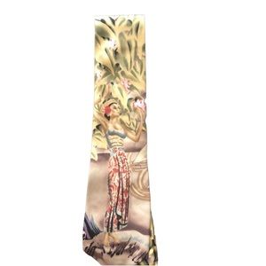 Imported Silk Tommy Bahama Vintage Hawaiian Maiden Tie in Perfect Condit…